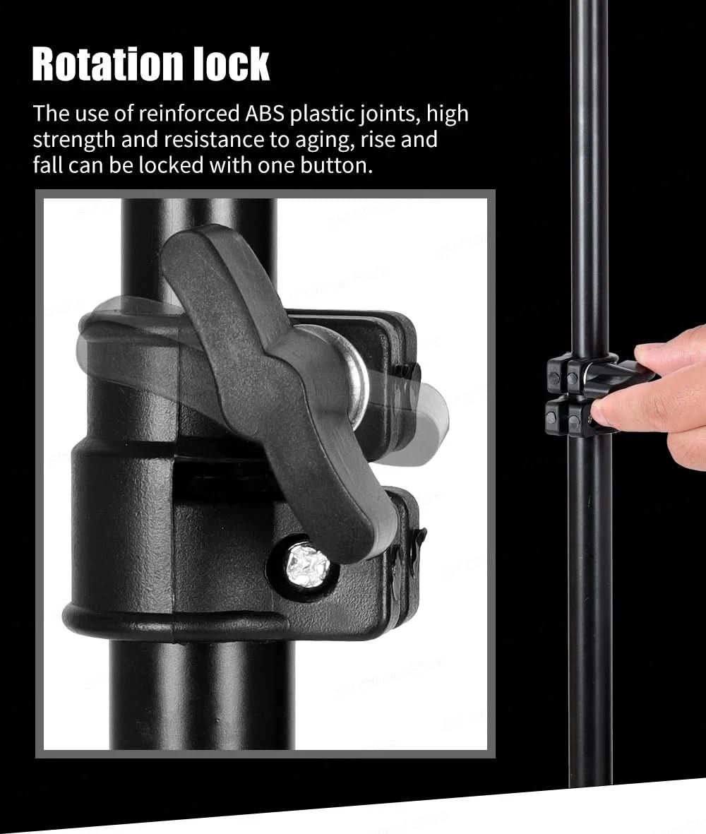 SH 2.6MX3M Photography Backdrop Stand Photo Studio Background Green Screen Backdrops Chromakey Support System With Carry Bag