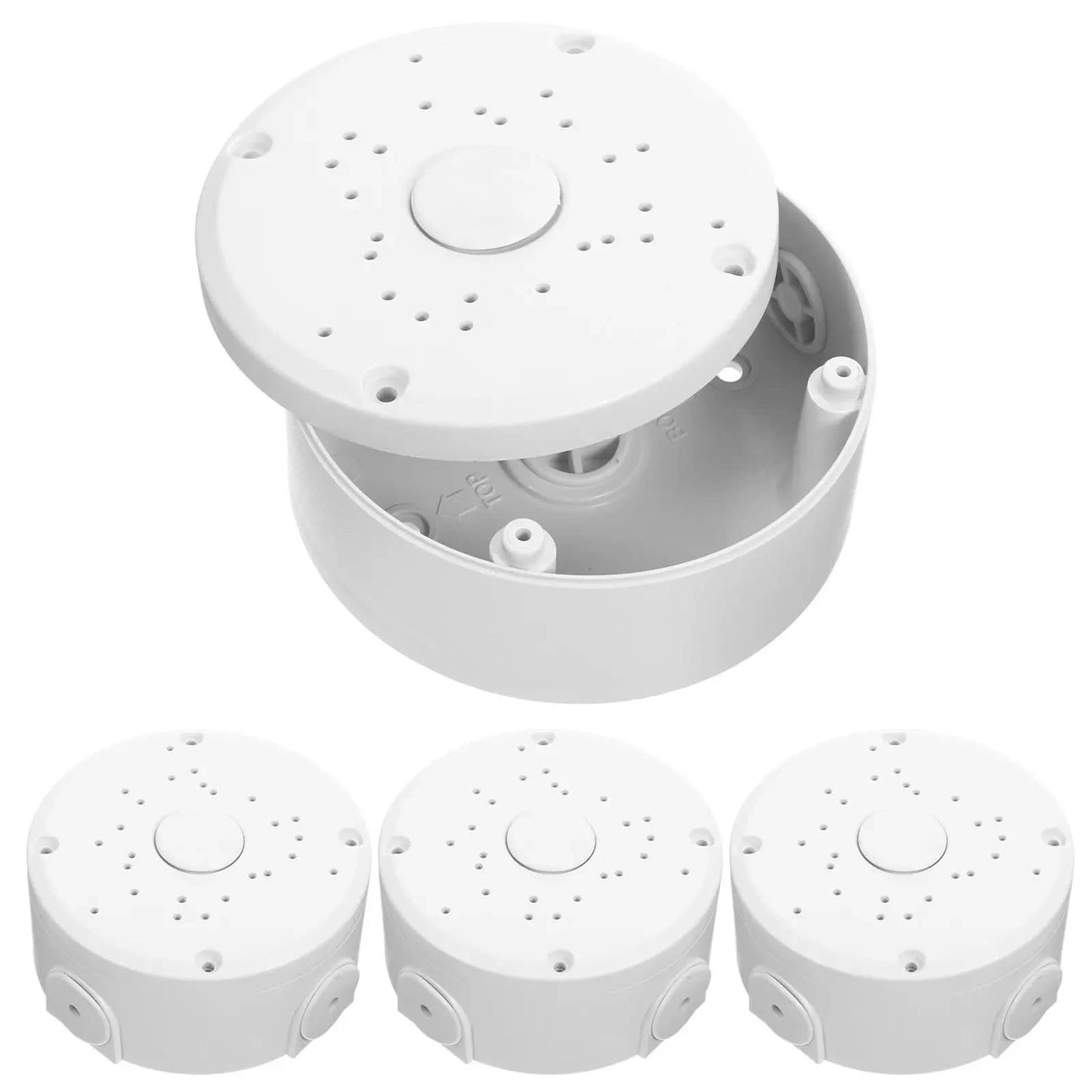 4Pcs Security Camera Junction Box Reusable Camera Cable Hide Box Outdoor Camera Accessory