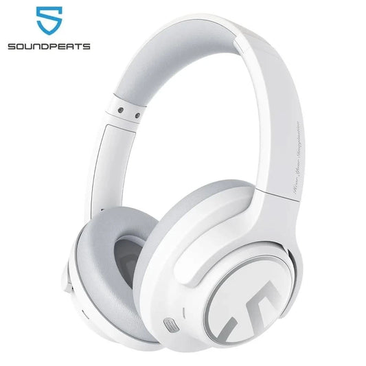 SoundPEATS Space Bluetooth Headphones Hybrid Active Noise Cancelling Wireless Headphone,123H Play,Mic,Multipoint Connection