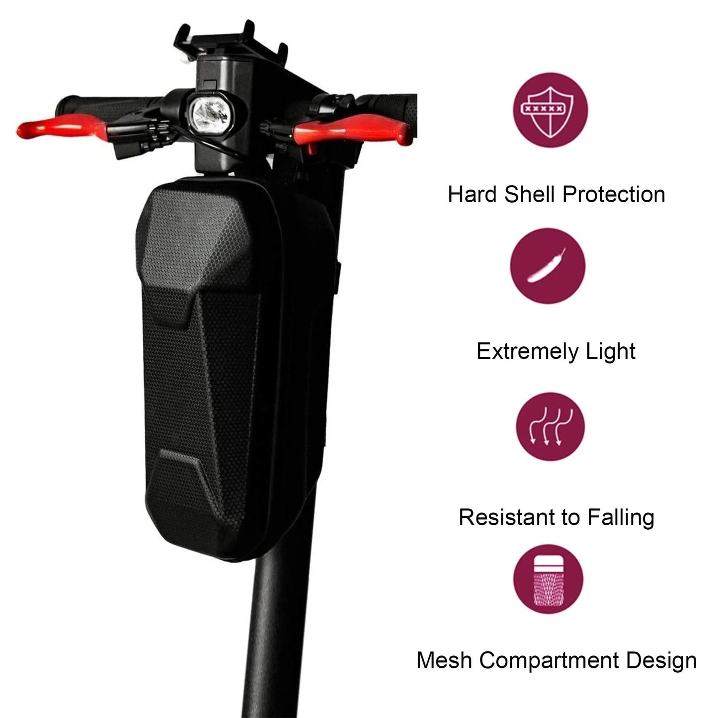 Electric Scooter Bag Portable Large Capacity Car Bag Storage Bag Rainproof Front Storage Handlebar Bag for Scooter Accessories