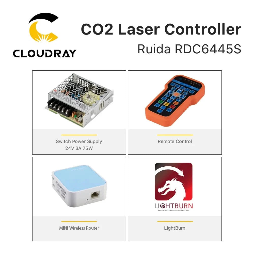 Ruida RDC6445 RDC6445G RDC6445S Steuerung für Co2 Laser Graviermaschine Schneidemaschine Upgrade RDC6442 RDC6442G