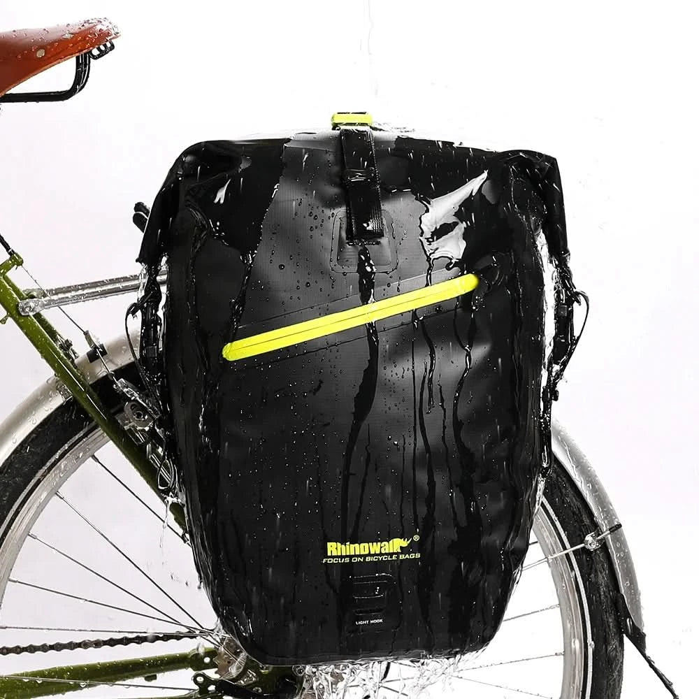 Rhinowalk Wasserdichte Fahrradtasche 20L/27L Reise Radtasche Korb Fahrrad Gepäckträger Hinten Sattel Tasche Fahrradtaschen & Packtaschen