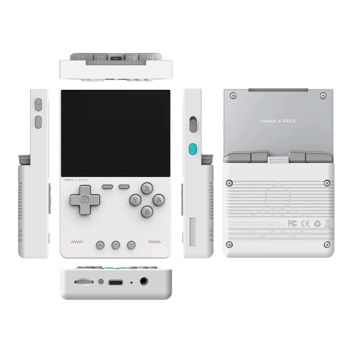 TRIMUI BRICK Handheld-Spielekonsole Tragbarer Retro-Videoplayer Spielekonsole Linux-System 3000mAh Langzeitakku LED Jungen Geschenke