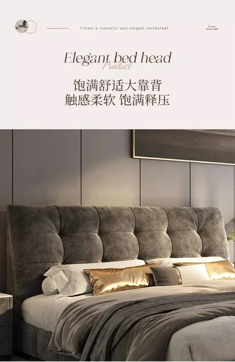 Bedsroom Fancy Beds Minimalist Modern Frame Luxury Beds Nightstands Unique Muebles Para El Hogar Home Furniture Accessories