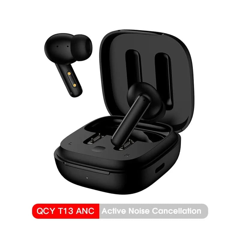 QCY T13 ANC Wireless Earbuds Bluetooth 5.3 TWS ANC Geräuschunterdrückung Kopfhörer 4 Mikrofone ENC Headset In-Ear Freisprech-Ohrhörer