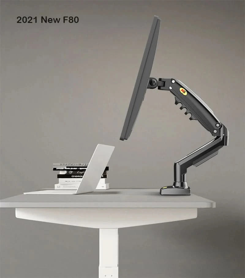 F80 Gasfeder 17-30 Zoll Desktop-LED-LCD-Monitorhalterung Arm Ergonomische Gasfeder Flexi-Halterung Belastung 2~9kg