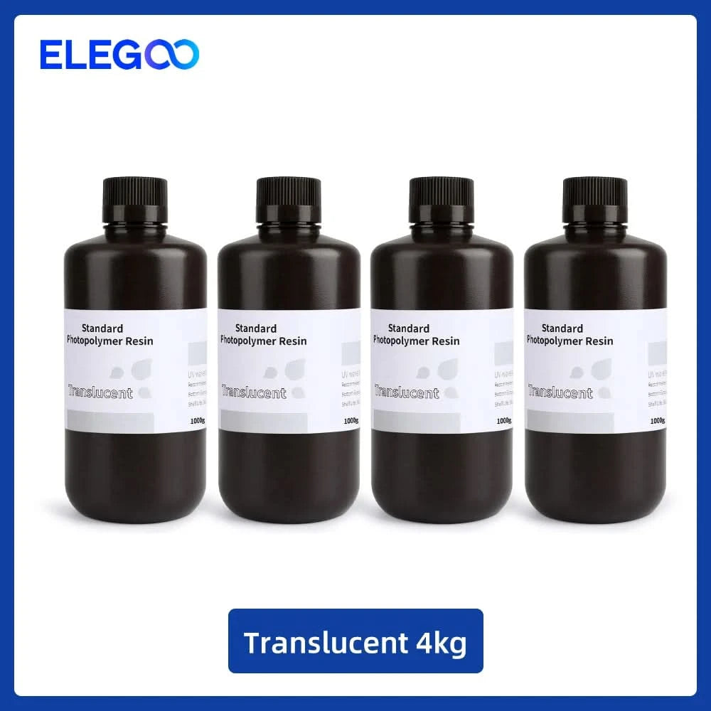 Elegoo 1KG/2KG/4KG UV-Harz 2.0 für 3D-Drucker SATURN 3 ULTRA 3D-Druckmaterial UV-Harz normal 1kg Flüssigkeitsflasche