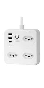 Smart Switch with socket, Brazil line filter, smart plug, USB socket, Smart Switch, Smart Socket