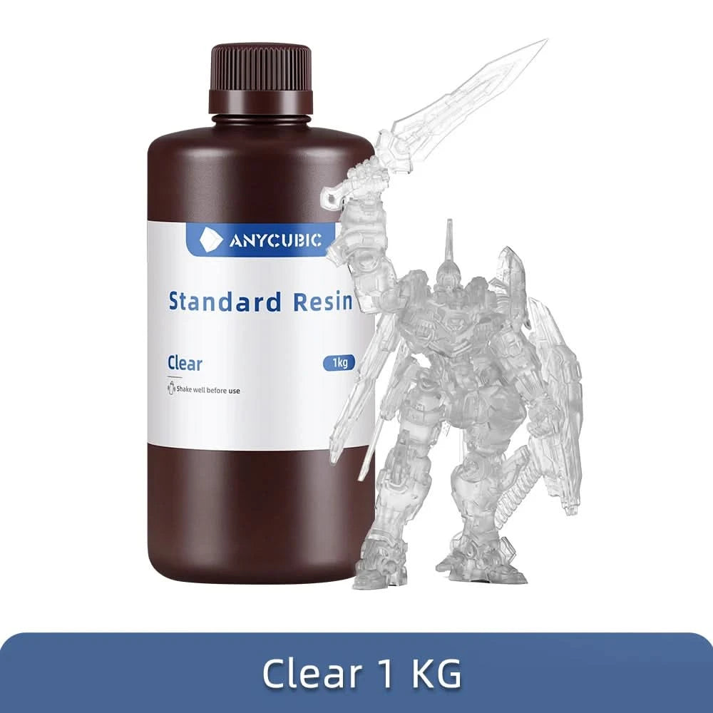 ANYCUBIC Standardharz 3D-Drucker Hochpräzises 405nm UV-härtendes Harz LCD 3D-Druck UV-Harzmaterialien für Photon Mono