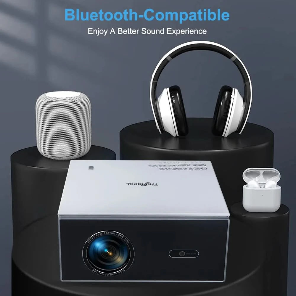 ThundeaL 2K 4K Full HD 1080P Projector TDA7W 32G Android WiFi Home Theater TDA7 Beam Projector Outdoor Meeting 3D Video Movie