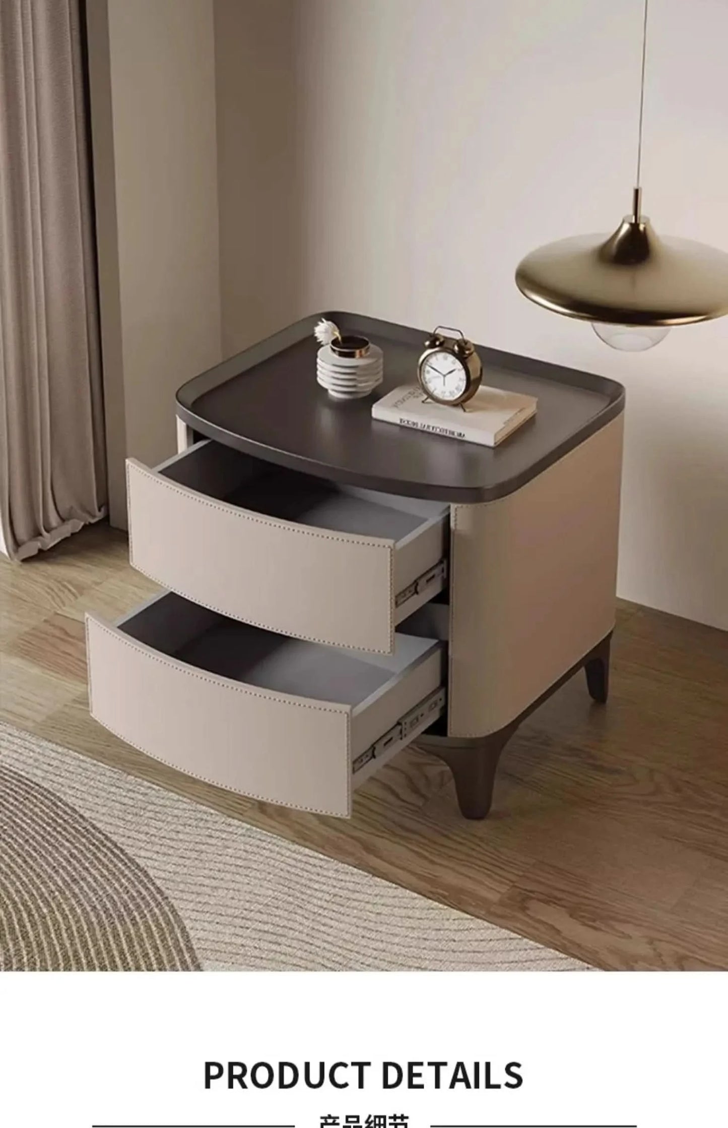 Space Saving Bedside Table Bedroom Modern Drawers Storage Bedside Table Unique Luxury Mesitas De Noche Dormitorio Home Furniture