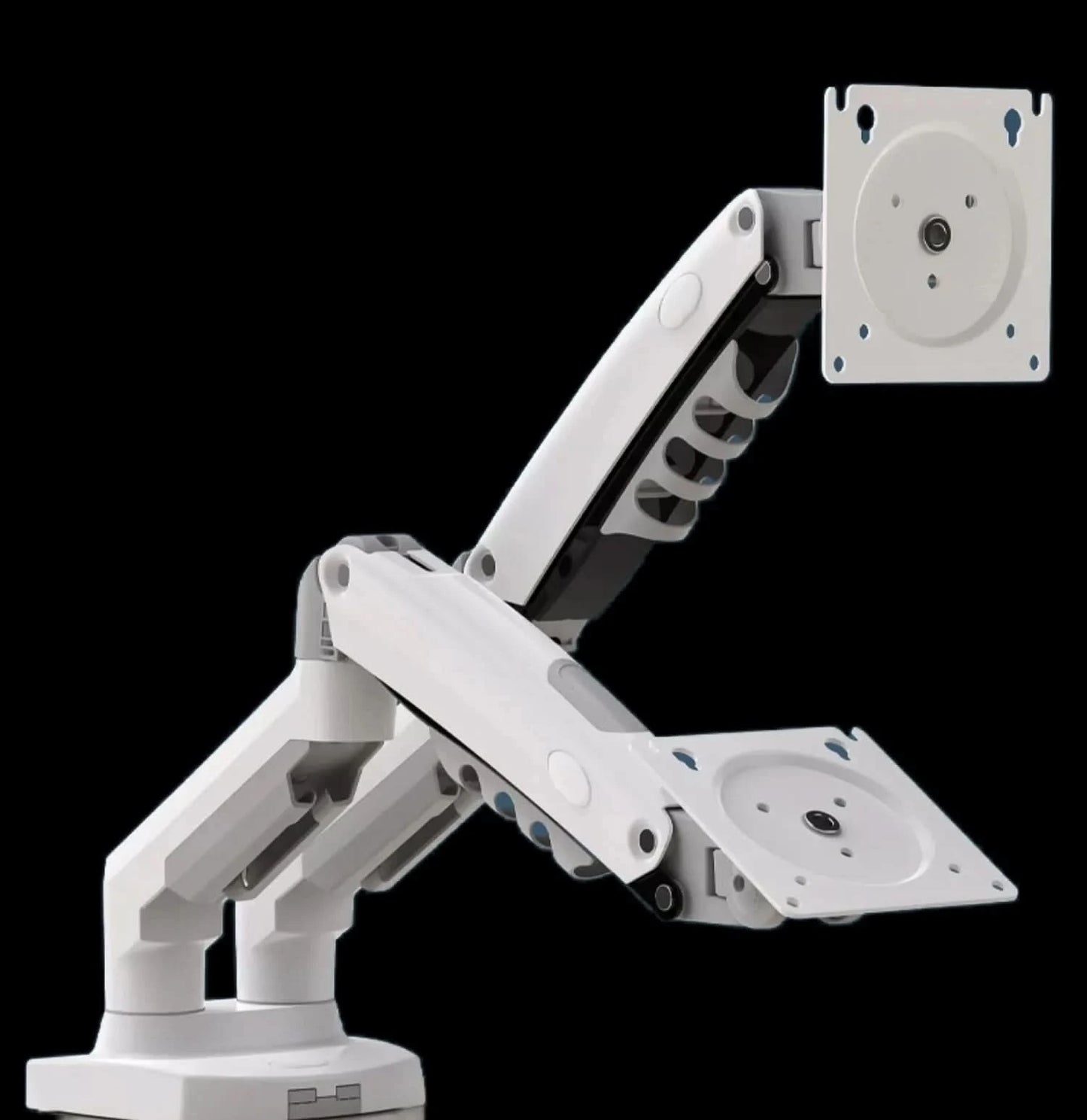 Weiße Dual-Monitorhalterung 17-30 Zoll, Halterung Belastbarkeit 2-9 kg pro Arm, NB F160