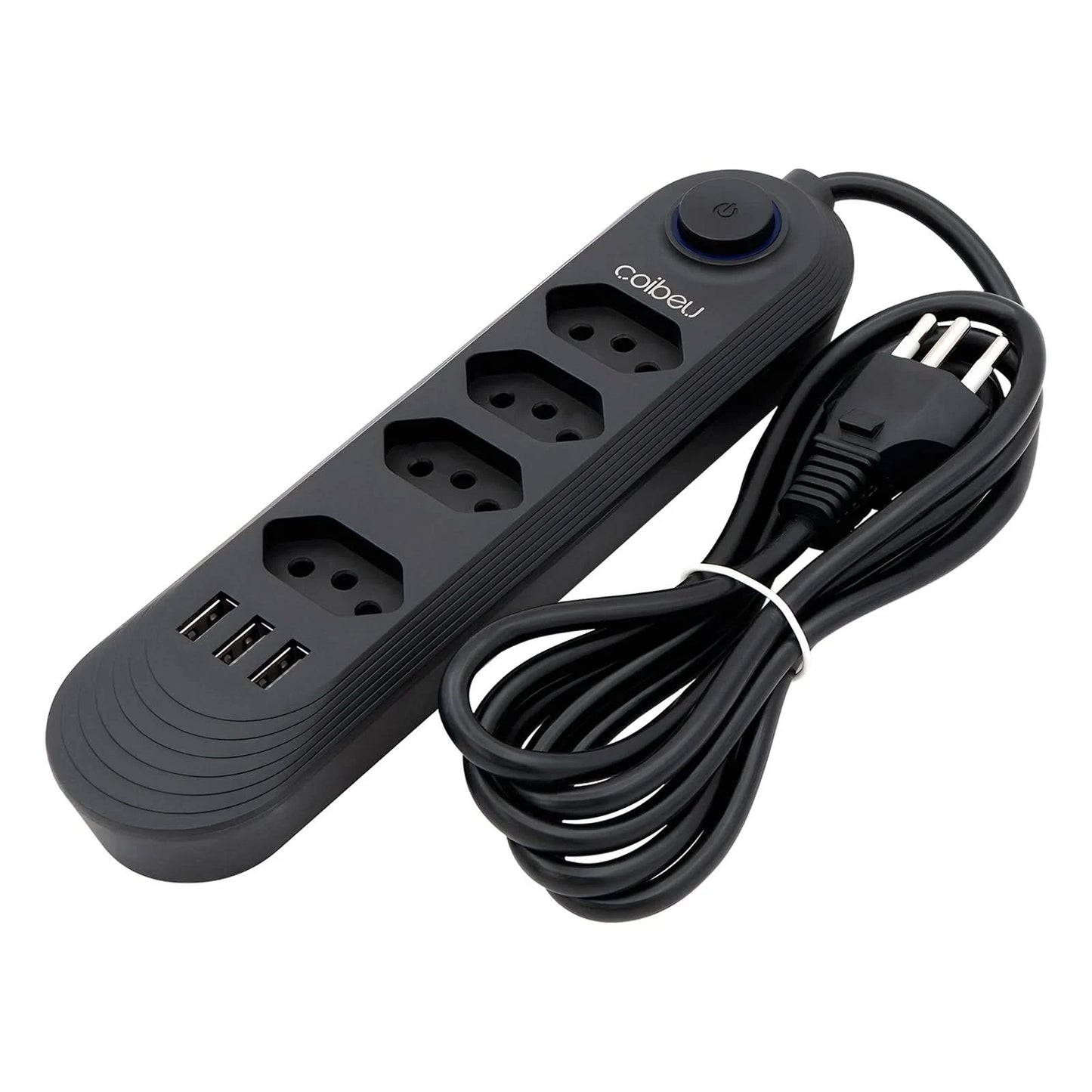Mehrfachsteckdose, Steckdosenleiste, USB-Steckdose, Steckdosenleiste mit Filter, Steckdosenleiste, Verlängerungskabel, 110-220V, 10A