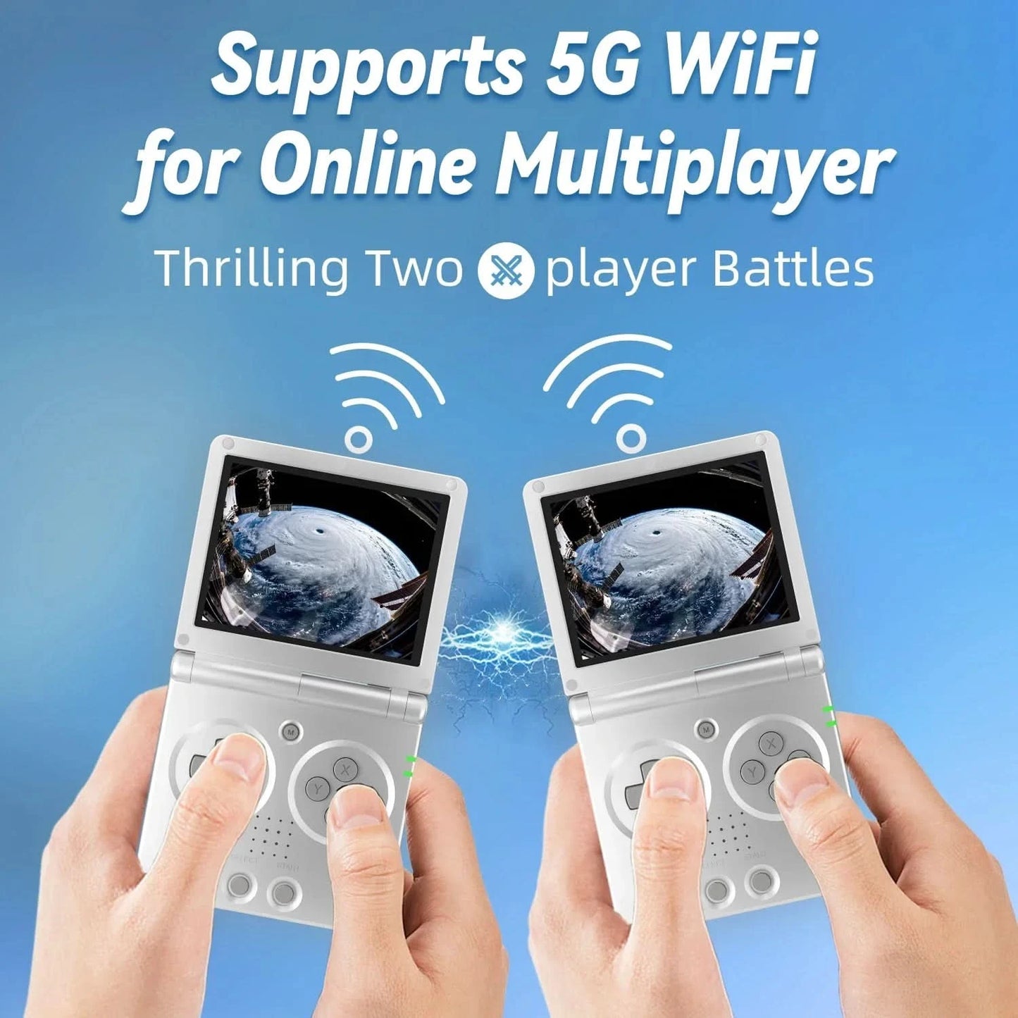 ANBERNIC RG35XXSP RG 35XXSP Fold Handheld Game Console Video Game Consoles 3.5Inch IPS Screen 3300mAh Linux System 256G PSP Game