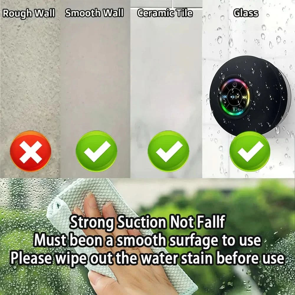 Suction Cup Bluetooth Speaker