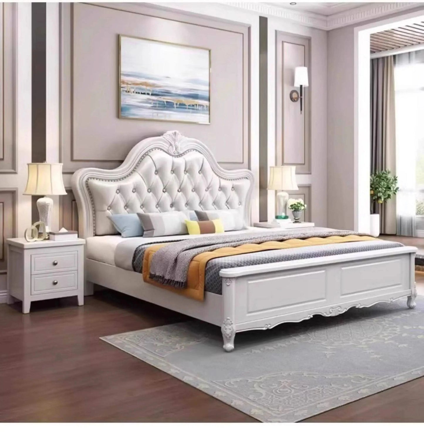 Design Bedroom Bed Children Luxury Single Full Girls Modern Headboards Bed Design Simple Letto Matrimoniale Unique Furniture