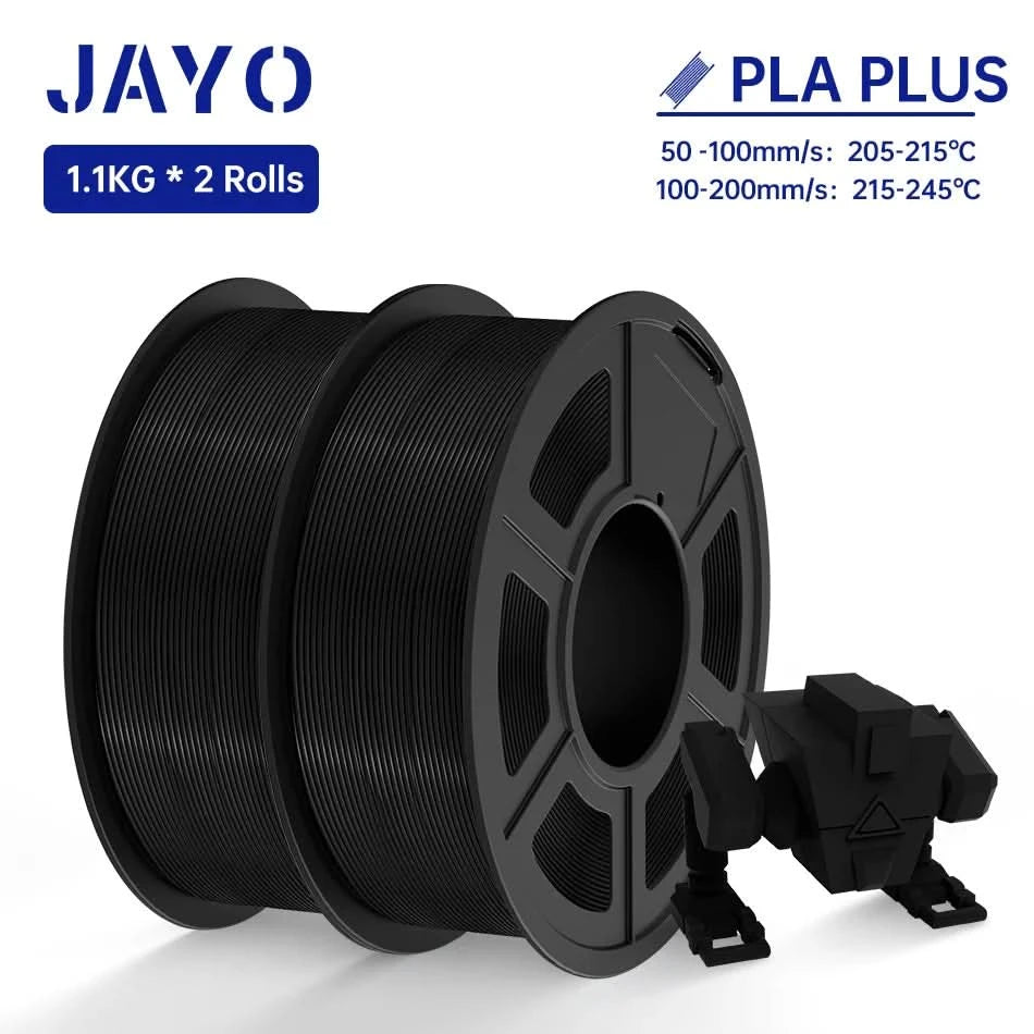 JAYO PETG/PLA/SILK/PLA Meta/PLA+/ABS 2 Rollen 3D-Drucker-Filament 1,75 mm Kreatives Modellmaterial für Kinder für 3D-Stift-Filament
