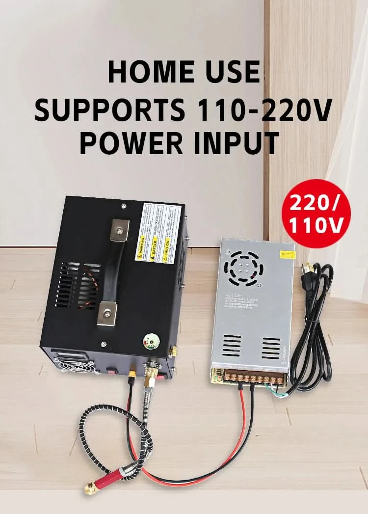 220V 12V PCP Luftkompressor 300Bar 4500psi Druckluftgewehr Tauchen Hochdruckpumpe 30MPA PCP Schießpumpe Inflator