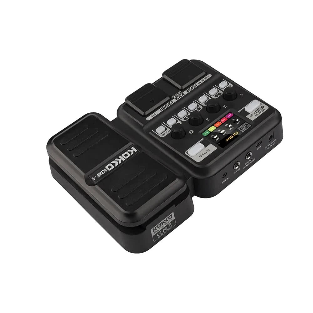 KOKKO KMF-1 Guitar Pedal Synthesized Effect 18 Amp Models IR 512 Dot Sampling Drum Machine and Loop Function Guitar Accessories