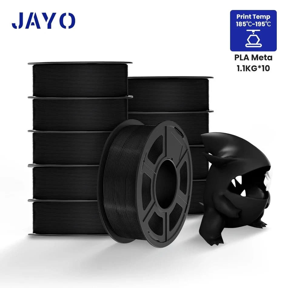 JAYO PLA / ABS / PETG / Silk / ASA / TPU / PLA+ Filament 10 Rollen 3D-Drucker-Filament 1.75MM 0.65/1/1.1KG sauber gewickeltes 3D-Filament