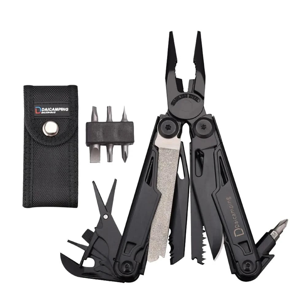 Daicamping DL12 DL1 DL3 DL8 Clip Multifunktionale Klemmen Klappmesser Werkzeug Multitools Kabel Campingausrüstung Multi-Zange Multi-Tool