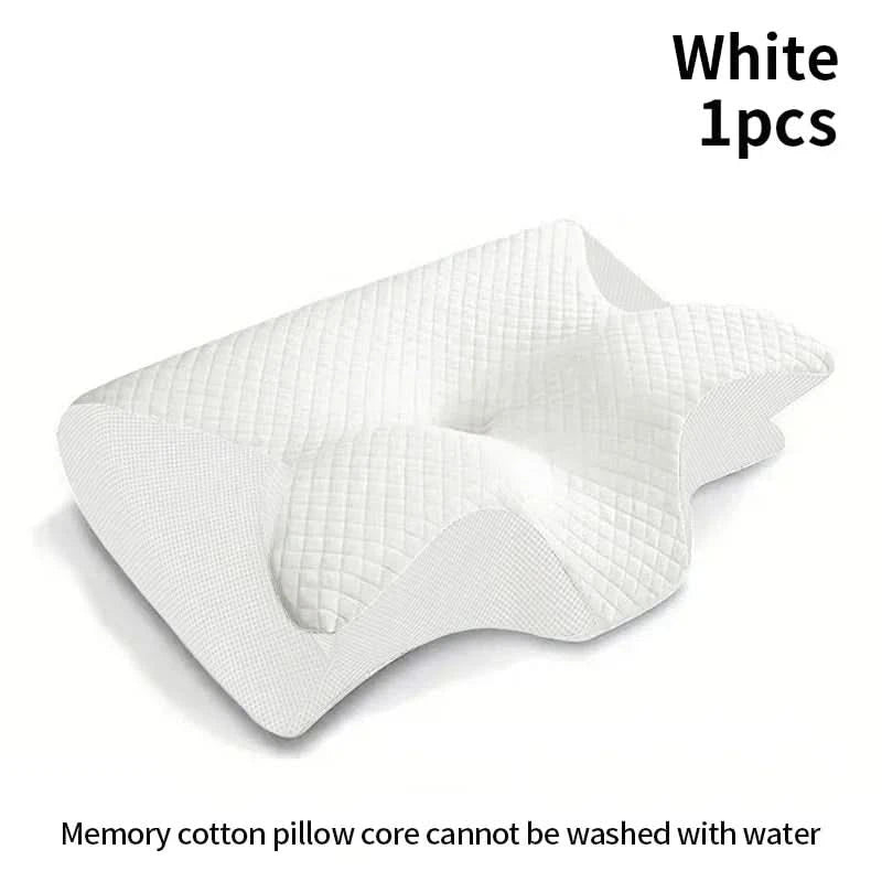 Neues 2-in-1 ergonomisches Memory-Foam-Kopfkissen