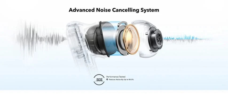 Soundcore by Anker Liberty 4 NC Wireless Noise Cancelling Earbuds Earphone Wireless Bluetooth Headphones TWS Wireless Earphones