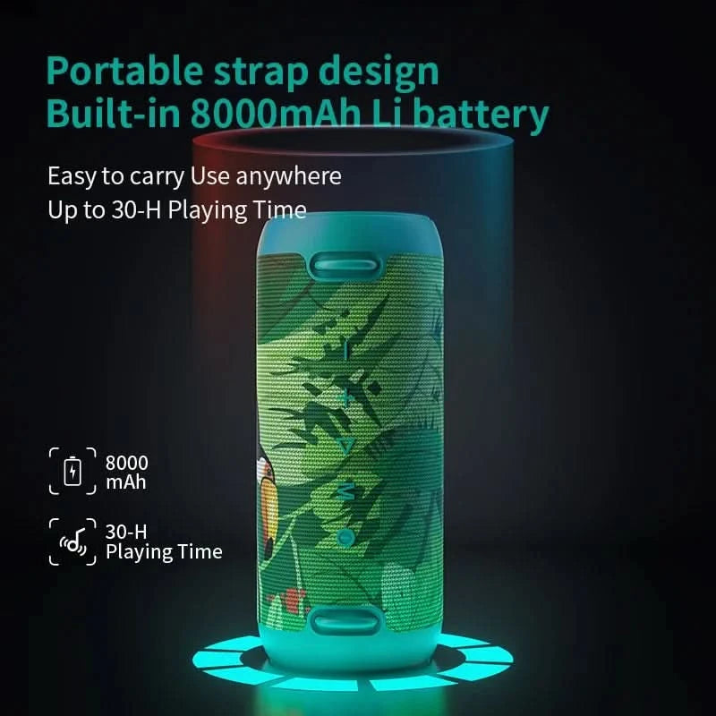 mifa A90 Green Bluetooth-Lautsprecher 60 W Ausgangsleistung Bluetooth-Lautsprecher mit Class-D-Verstärker Ausgezeichnete Bassleistung