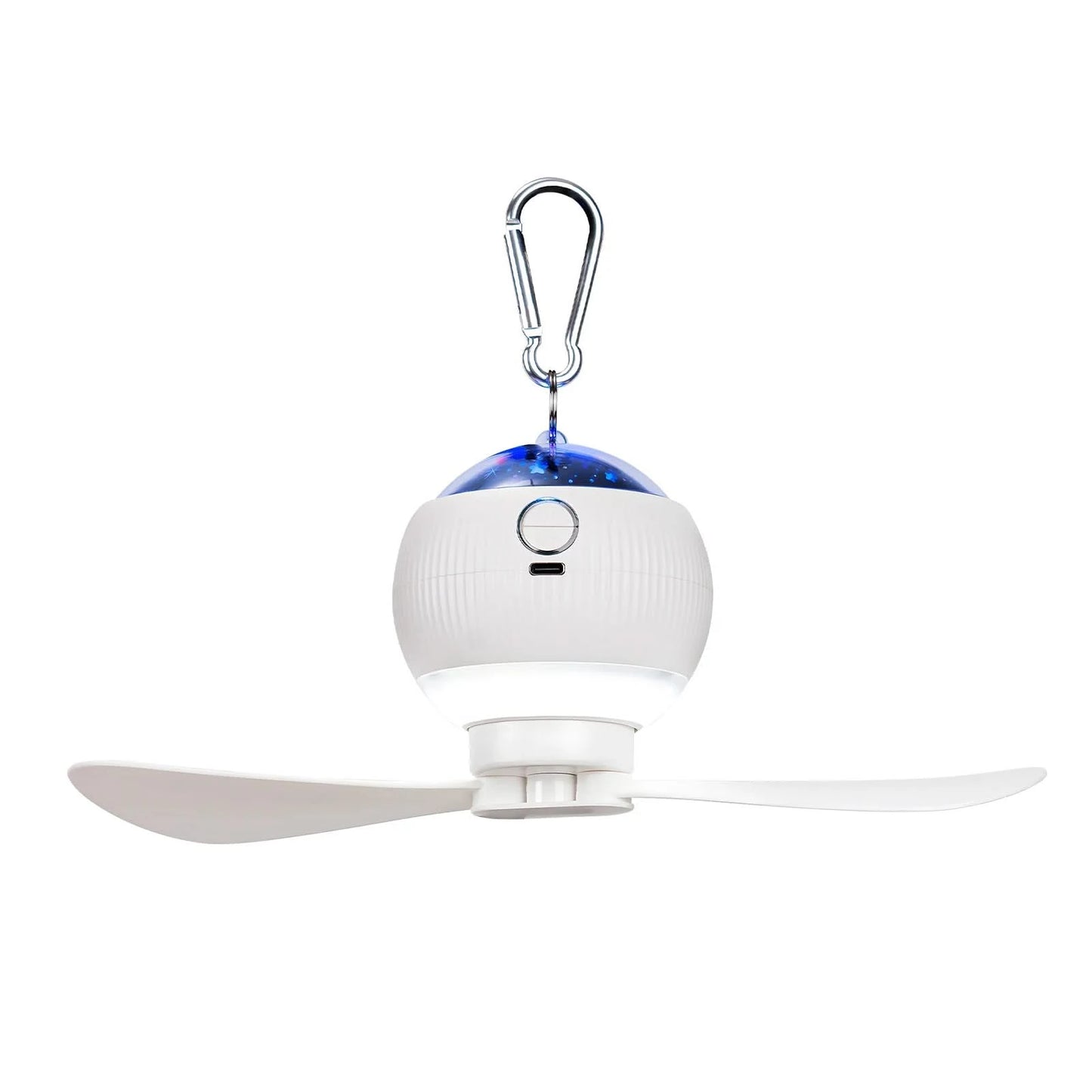 Mit LED-Ventilatorlicht, 3-Gang-Fernbedienung, tragbar für Reisen, einfach zu installieren, geräuscharm im Zimmer