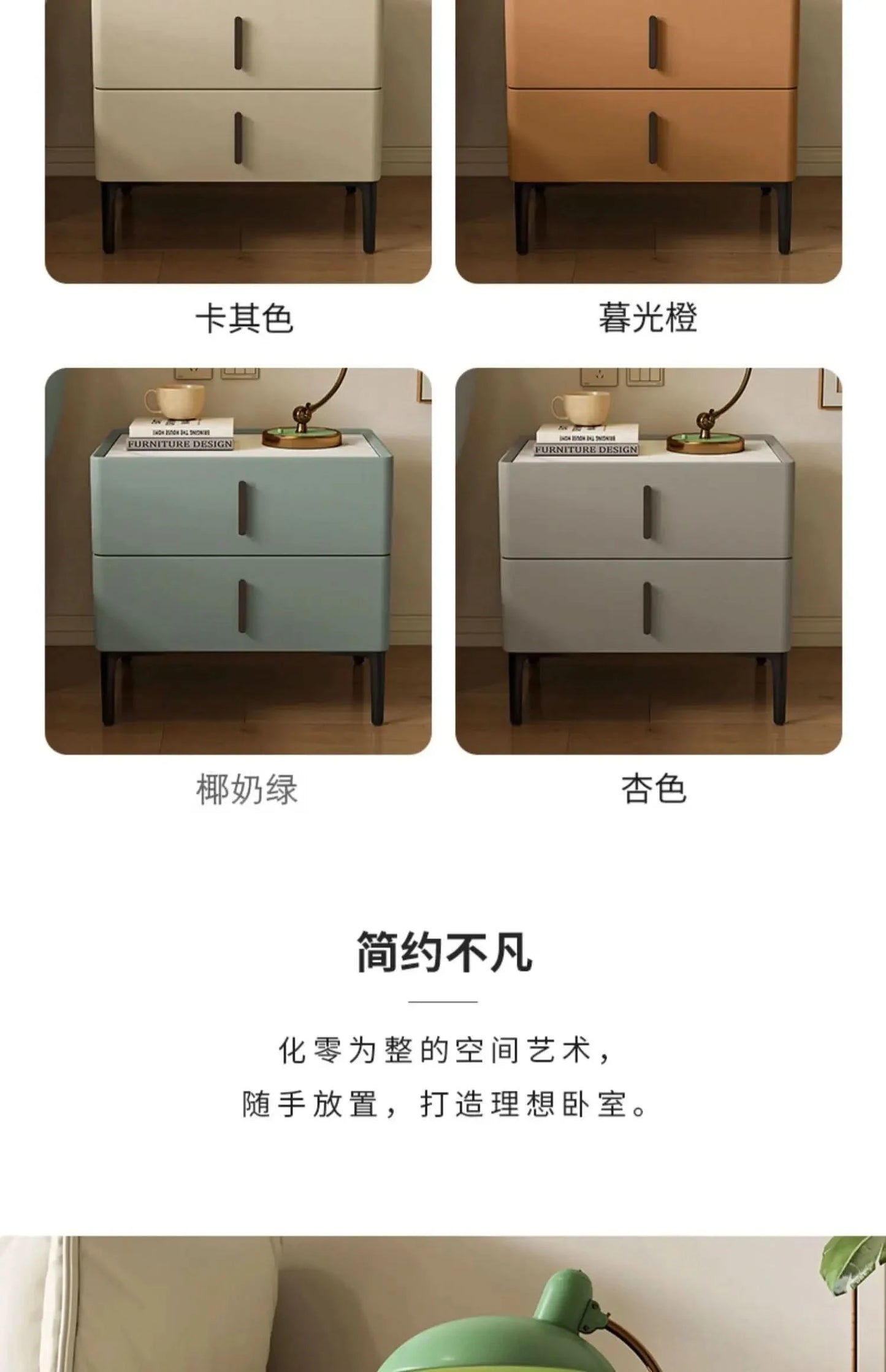 Bedside Storage Nightstand Minimalist Nordic Wood Bedroom Nordic NightstandsLuxury Nordic Mesitas De Noche Home Furniture