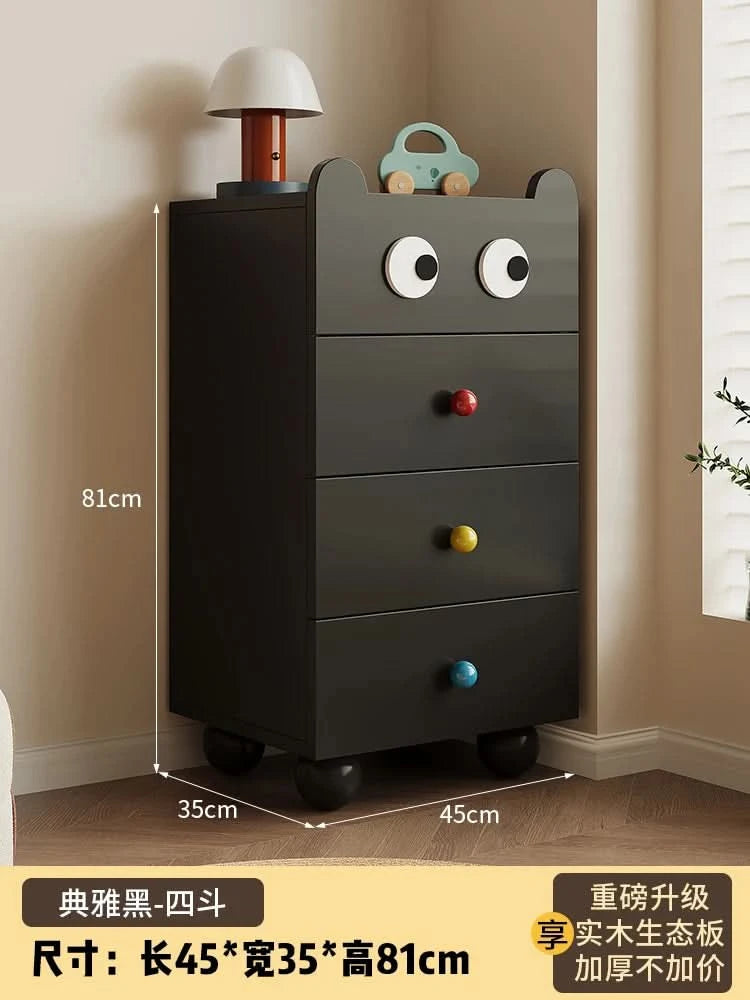 solid wood chest bedside chest bedroom bedside table living room locker sofa side cabinet storage cabinet
