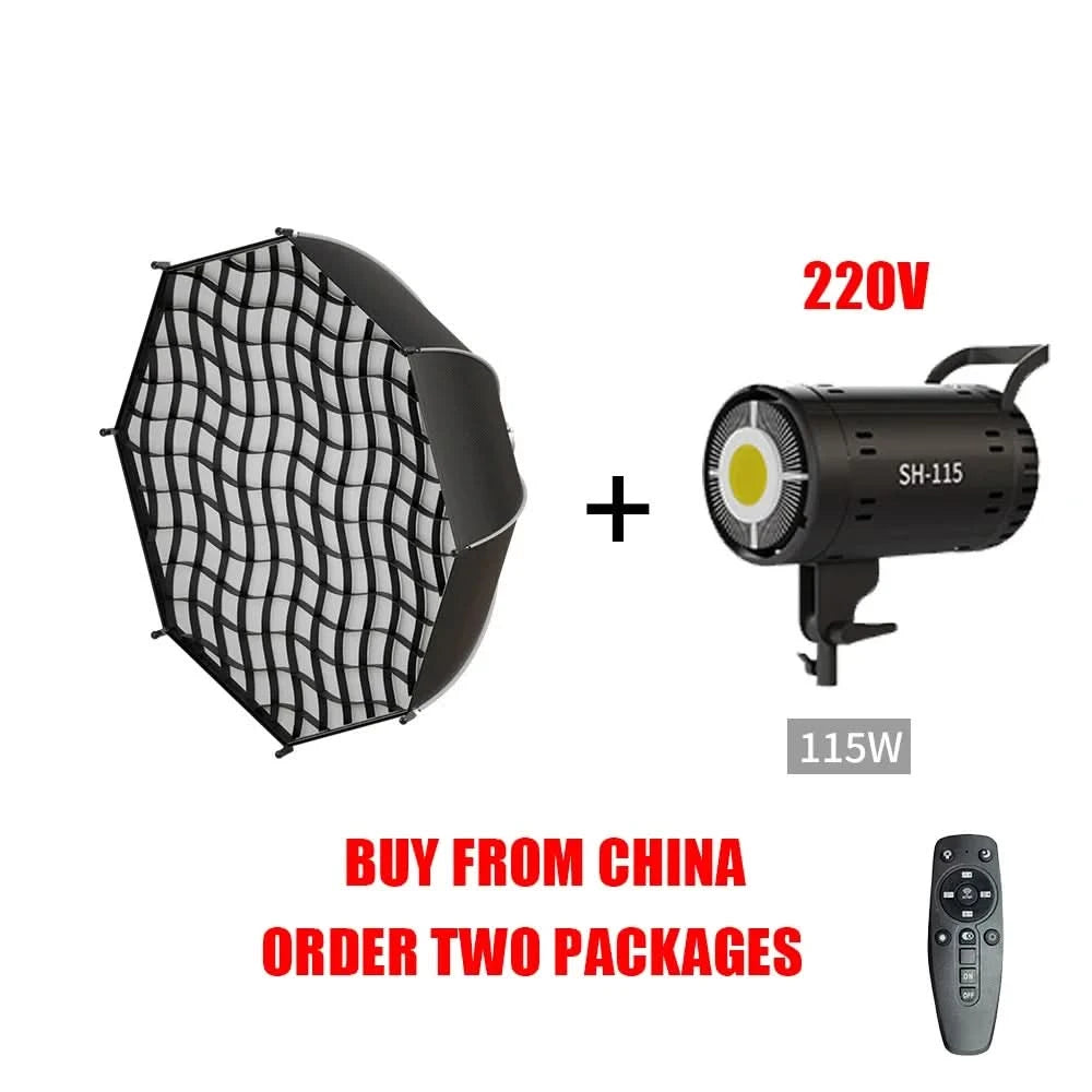 135W Photography LED Video Light  Daylight-Balanced Sun Lamp for Portrait Flash Studio Accessories Youtube Live