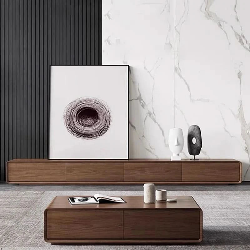 Wooden Long Tv Table Modern Design Nordic Accent Luxury Decoration Fashion Tv Stands Interior Archivadores Room Decorations