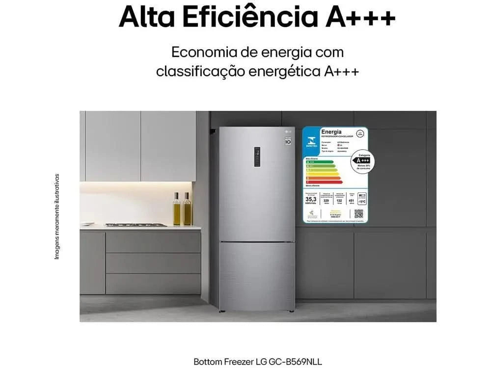 LG Frost Free Smart Inverse Kühl-/Gefrierkombination – 110V