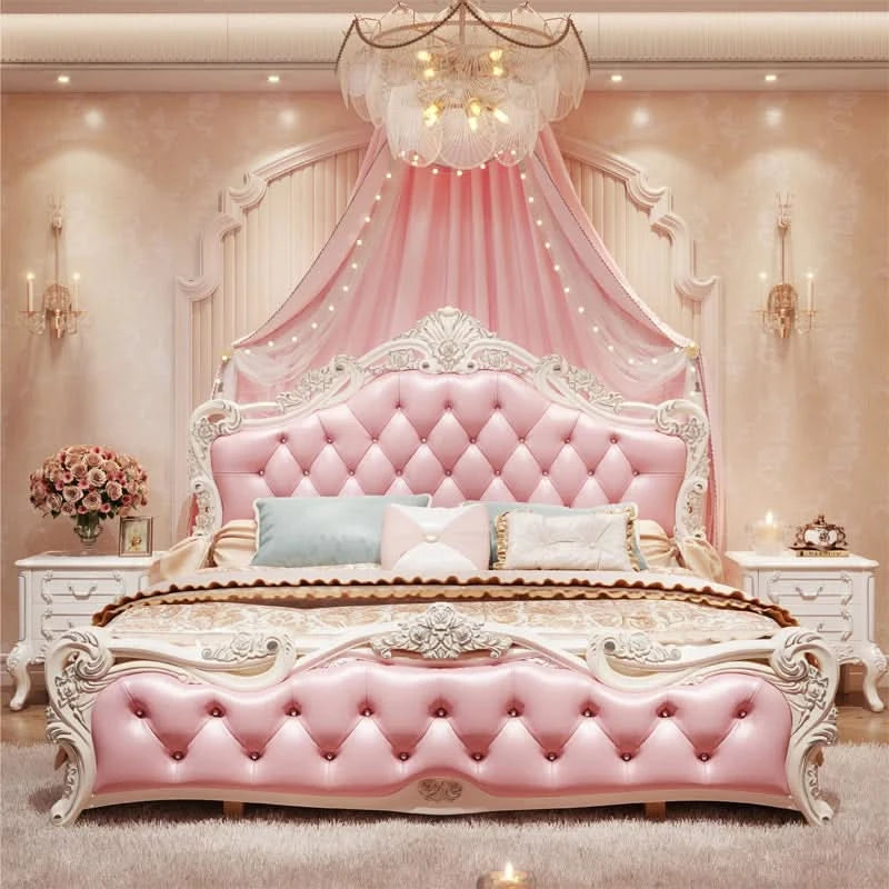 Large Girls Bedrooms Double Bed Board Box Young 
Luxury Household Double Bed Storage Modern Camas De Dormitorio Furniture Home