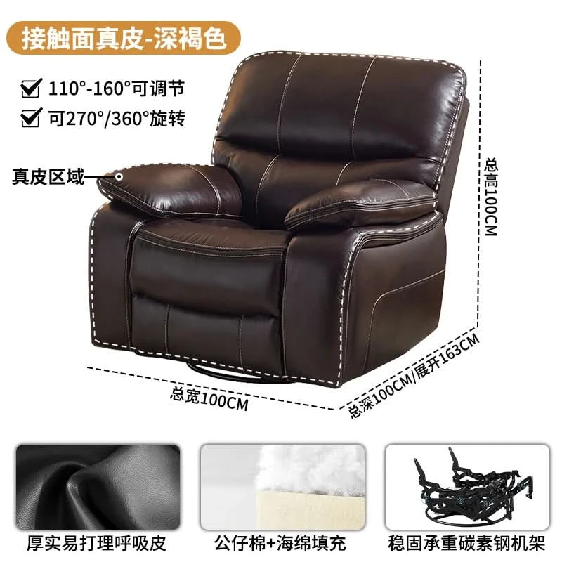 Lounge Recliner Living Room Sofa Game Cushion Relax Cinema Sofa Comfortable Minimalist Divani Da Soggiorno Home Furniture