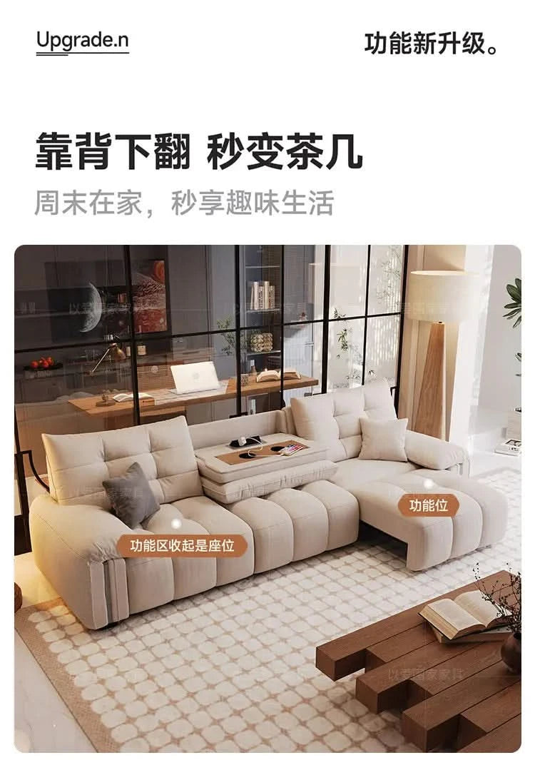 Multifunctional Lounge Electric Sofa Modern Fashion Retractable Sofa Bed Luxury Modern Full Size Frame Furniture Living Room