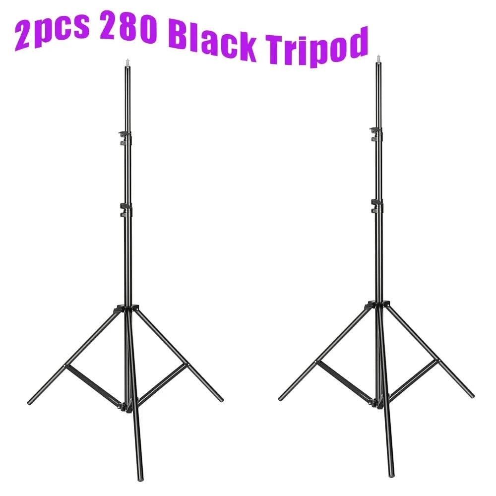SH 280cm Edelstahl-Lampenstativ Fotostativ für Foto-Video-Beleuchtung Federgedämpftes Hochleistungs-Stativ