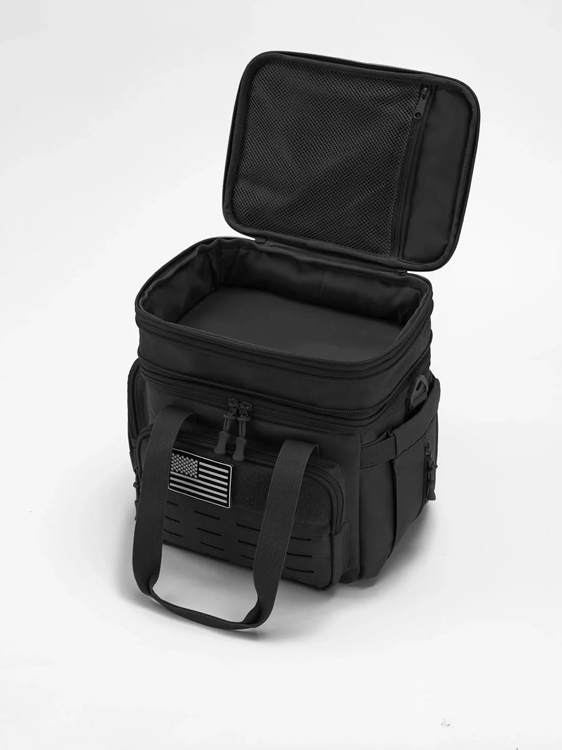 Taktische Brotdose für Herren, erweiterbare taktische Kühltasche, 18 l, auslaufsicher, isoliert, für Arbeit, Camping, Outdoor