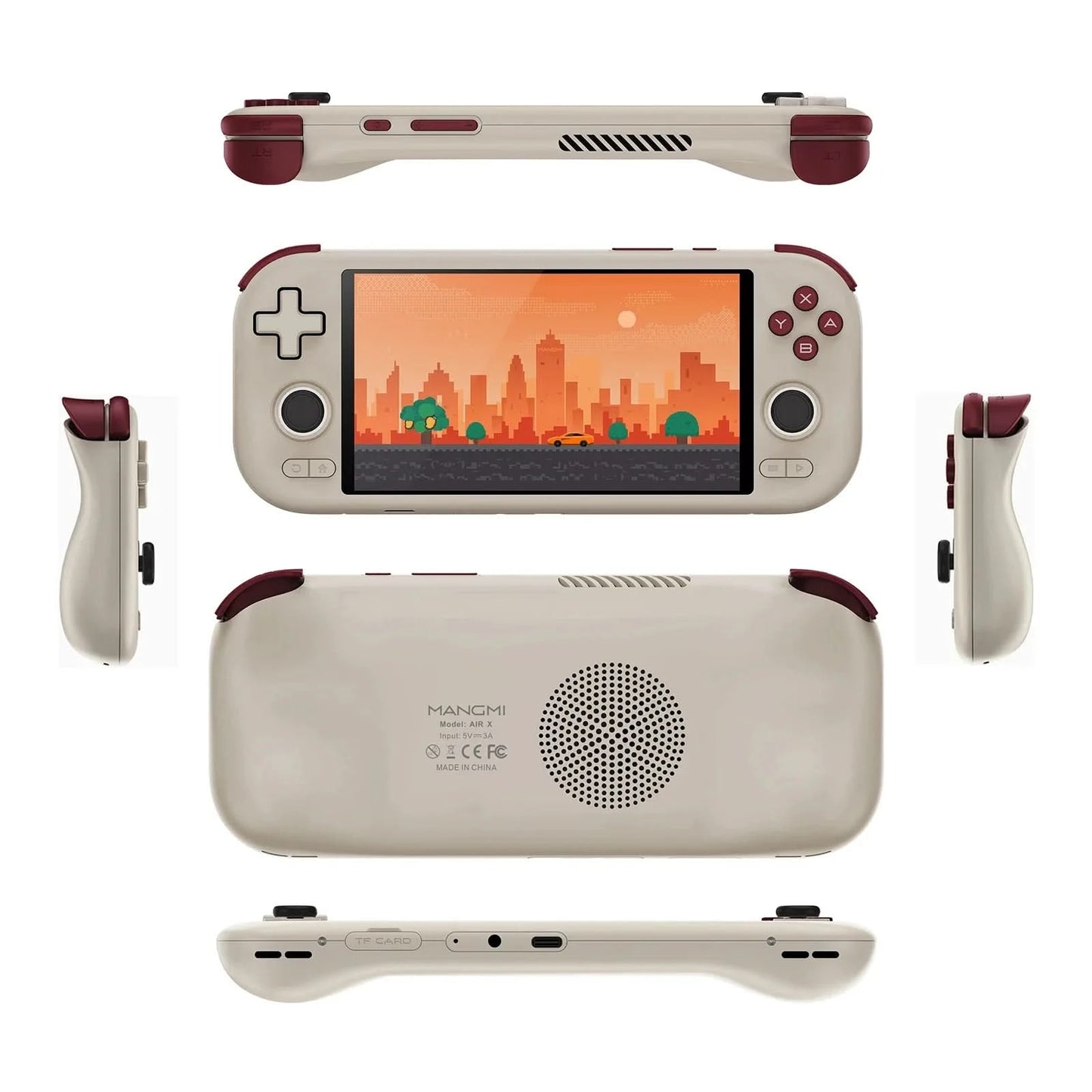 MANGMI AIR X Retro-Gaming-Handheld-Konsole Snapdragon 662 mit 5000mAh Akku 5,5-Zoll-Bildschirm RGB-Hall-Joystick-Spielkonsole