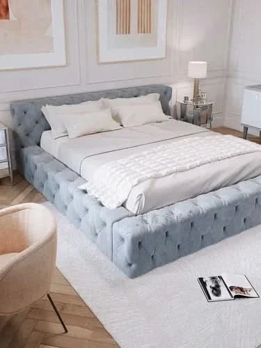 Queen Size Bed Frame European Designer Italian Girls Bed Frame Storage Wooden Cheap Muebles Para Dormitorio Nordic Furniture