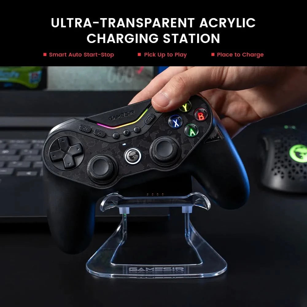 GameSir Tarantula Pro Switch 2 Controller kabelloser Gamecontroller mit 9 belegbaren Tasten, 6-Achsen-Gyroskop, Hall-Effekt-Triggern und NFC