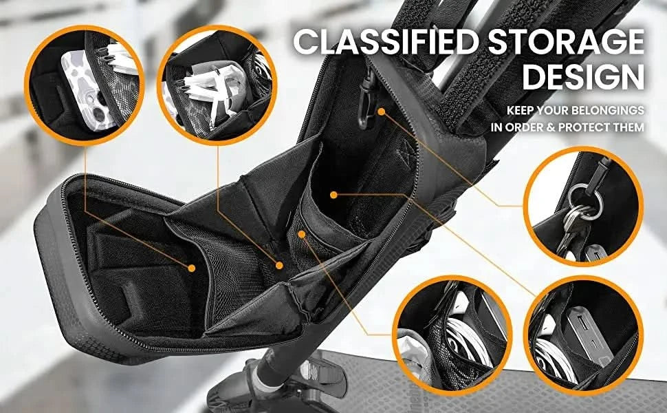 Elektroroller-Tasche Tragbare große Kapazität Auto-Tasche Aufbewahrungstasche Regendichte Front-Aufbewahrungs-Lenkertasche für Roller-Zubehör