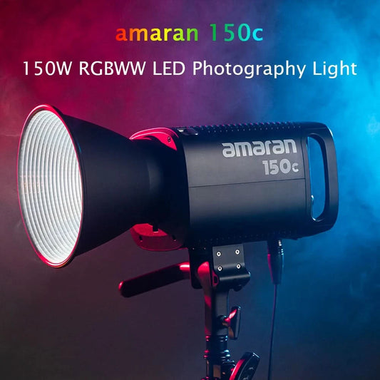 amaran 150c RGBWW LED Video light Photography lights 2500K-7500K for TikTok Live Streaming Photo Video Recording by Aputure