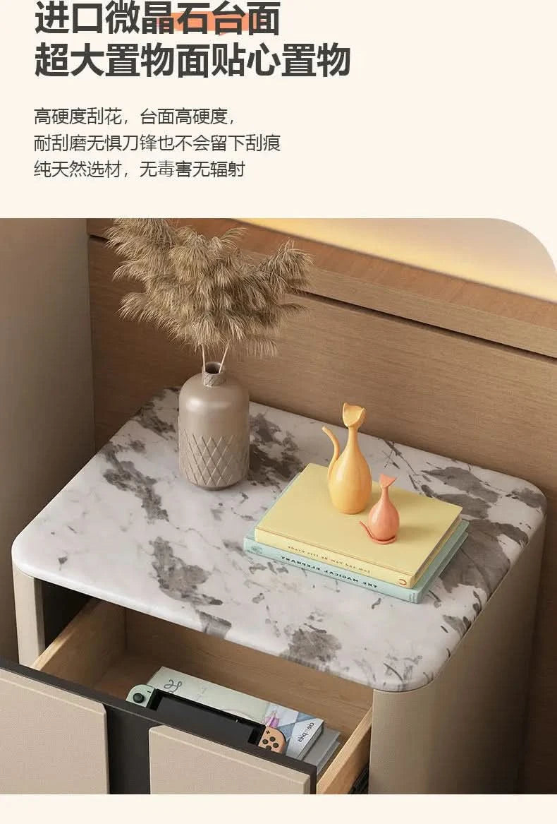 Corner Luxury Bed Table Organizer Accessories Modern Adult Bedside Table Bedroom Essentials Muebles Para Hogar Room Furnitures
