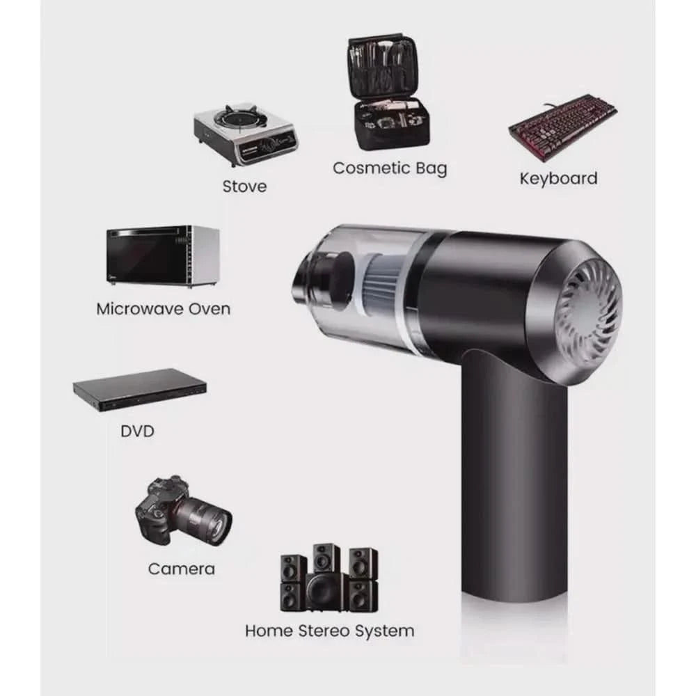 Mini Tragbarer USB-Staubsauger Automotive Leistungsstark Wiederaufladbar Kabellos Auto- und Haushalt 2000mAh Praktisch Kostenloser Versand