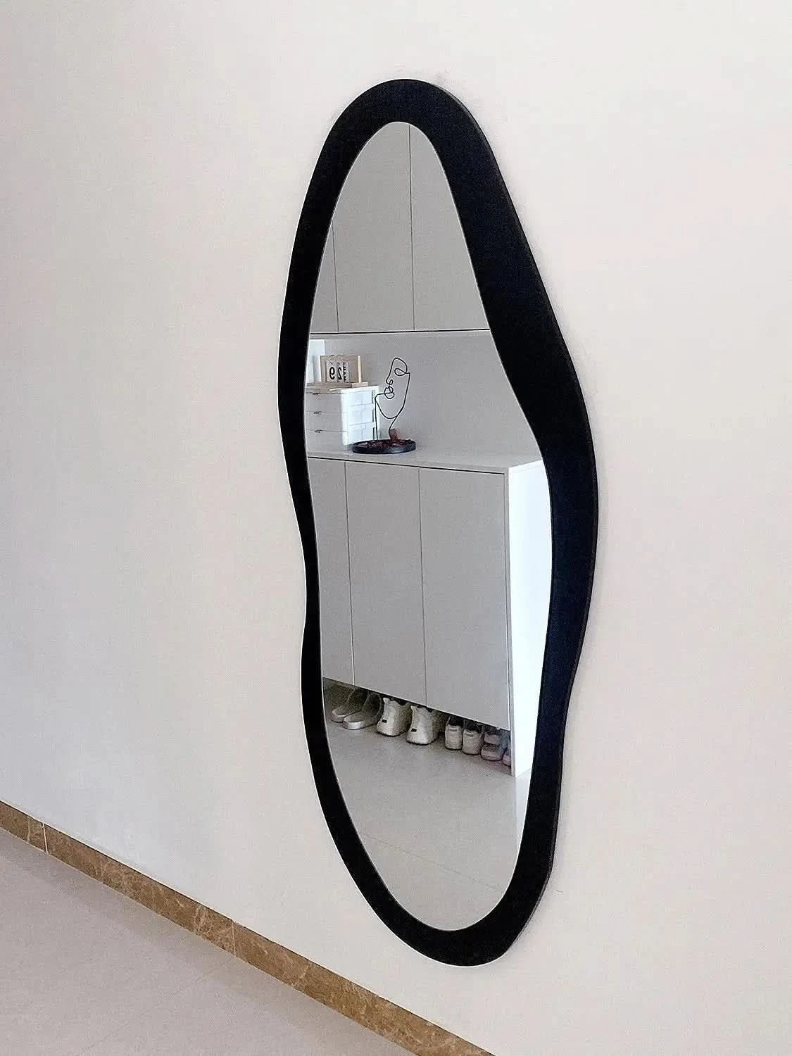 Full body mirror Internet celebrity special-shaped mirror home floor mirror bedroom wall-mounted dressing mirror fitting mirror