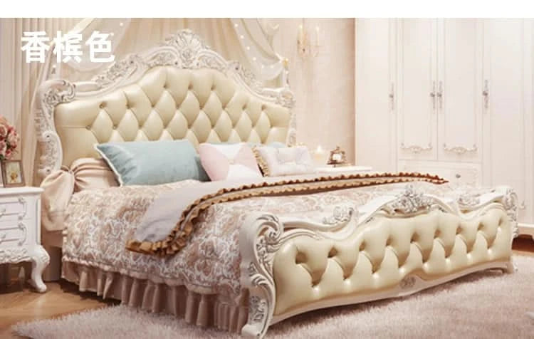 Large Girls Bedrooms Double Bed Board Box Young 
Luxury Household Double Bed Storage Modern Camas De Dormitorio Furniture Home