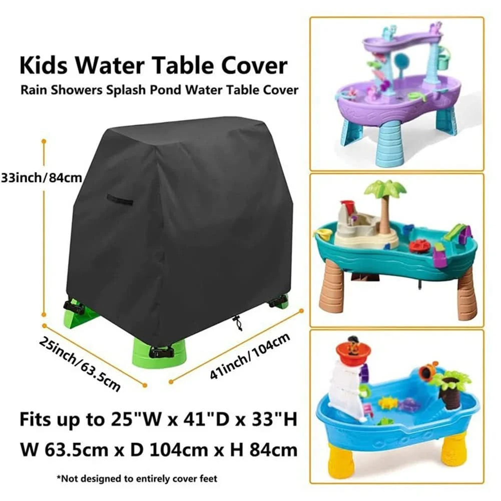 Kids Sand and Water Table Toys Covers Waterproof Outdoor Water Play Table Cover for Step2 Rain Showers Splash Pond Water Table
