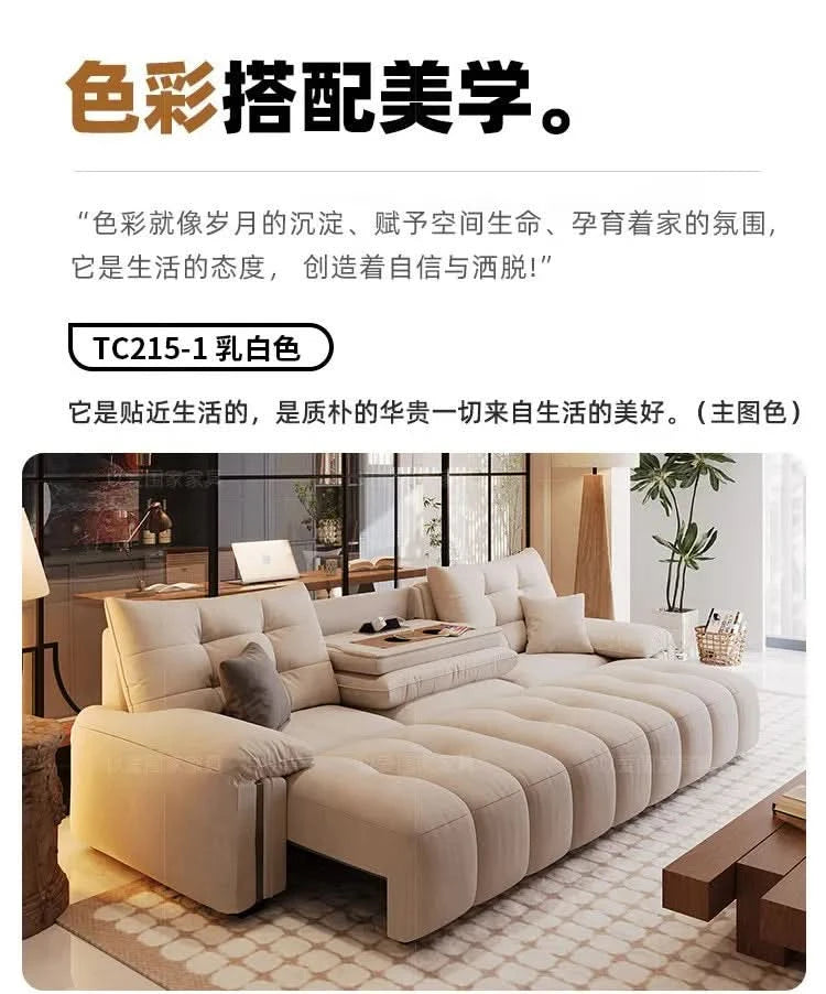 Multifunctional Lounge Electric Sofa Modern Fashion Retractable Sofa Bed Luxury Modern Full Size Frame Furniture Living Room